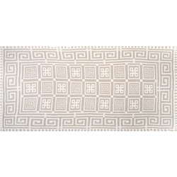 17с124-ШР/у 60*105 полотенце "Греческое" серый