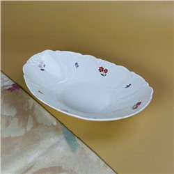 109-207 Овальное блюдо 30см КРОКУС в под.уп.(х12)Фарфор