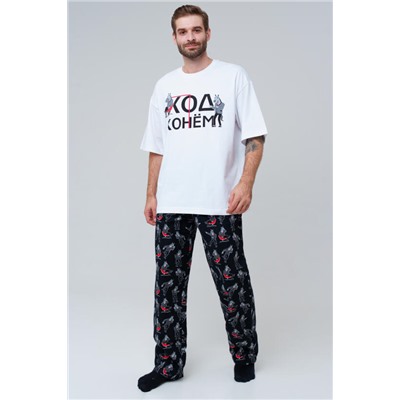 Комплект мужской: футболка, брюки