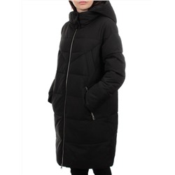 98720 BLACK Пальто зимнее женское (холлофайбер 150 гр.)