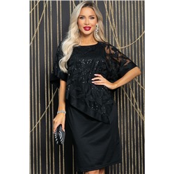 Платье Твой выход (черное) П14585-7М