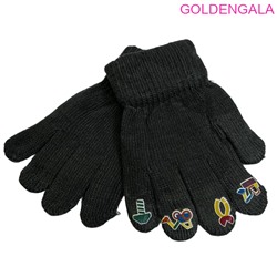 Перчатки для мальчика двойная вязка длина 11,5 см Арт 216/2 тип 2