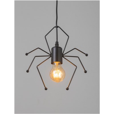 Светильник Spider 1х40Вт Е27 черный 20х20х8см