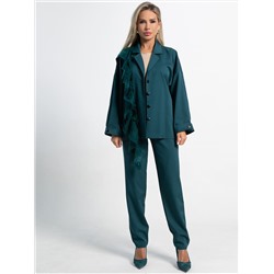 Костюм брючный Стилизация (изумруд) К15330-4М