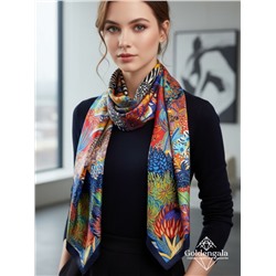 Платок шелковый Люкс "Миледи" Арт 2427/4