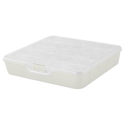 Органайзер для мелочей Keeplex Fiori с разделителями L 20х20х4,5 см KL401610048 белое облако