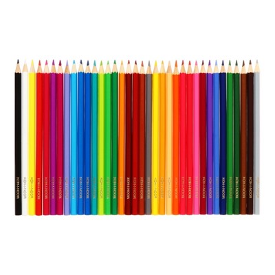 Карандаши цветные Jumbo 36 цветов K-I-N 3145 Triocolor bear, трехгранные, картонная упаковка