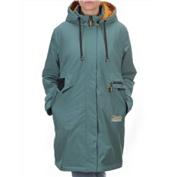 22-908 GRAY/GREEN Куртка демисезонная женская (100 гр. синтепон) PLOOEPLOO