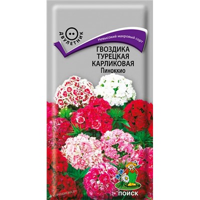 Семена Семена Гвоздика (бородатая) Турецкая карликовая Пиноккио, арт.: 3890