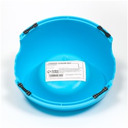 Миска "Ракушка", 100 мл, 13,6х12,5х7 см, голубая
