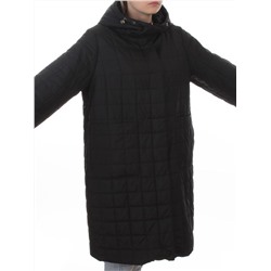 9605 BLACK Куртка стеганная демисезонная женская (100 гр. синтепон)