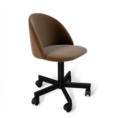 Стул подъемно-поворотный SHT-ST35/S120M
                        кофейный ликер / черный муар