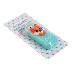 Корректирующая лента 5 мм × 6 м, deVENTE 100% Cute. Fox фронт аппликатор, в блистере
