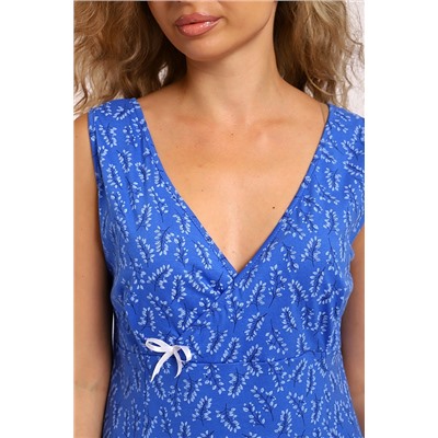 Женская ночная сорочка 30133 / темно-голубой