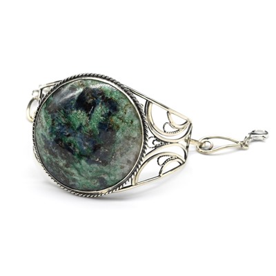 Браслет фуксит " Круг ", 19см.