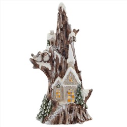 Фигурка декоративная "Домик" (подсветка, 3xAAA н/п), L37 W29 H73 см