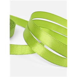 Лента атласная, 10 мм, 23±1 м, светло-зелёная №184