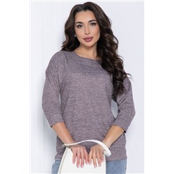 Блуза В гармонии с собой (серо-бордовая) Б12425