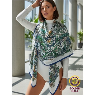 Платок шелковый большой "Парижанка" Арт 2428/39