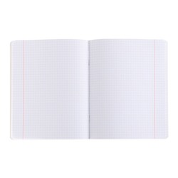 Тетрадь 48 листов в клетку BG Monocolor Blue, обложка мелованный картон, soft touch, МИКС
