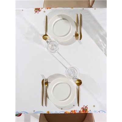 Скатерть новогодняя «Этель. Новогодняя сказка», 150×220 см ±3 см с ГМВО, 100% хлопок