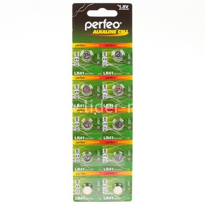 Батарейка алкалиновая Perfeo AG 3 LR41/10BL A392