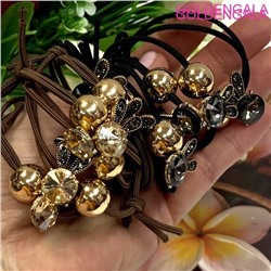 Резинка для волос со стразами Корея Р54 тип 3