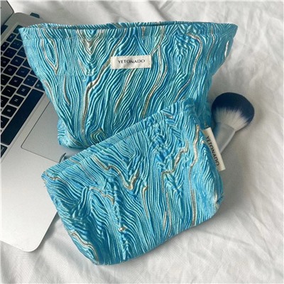 Capacious cosmetic bag, handheld organizer bag to go out, travel bag, liner