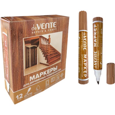 Маркер для дерев поверхностей "deVENTE. Repair" скошенный 1-5мм цвет - дуб 5044406/12/Китай