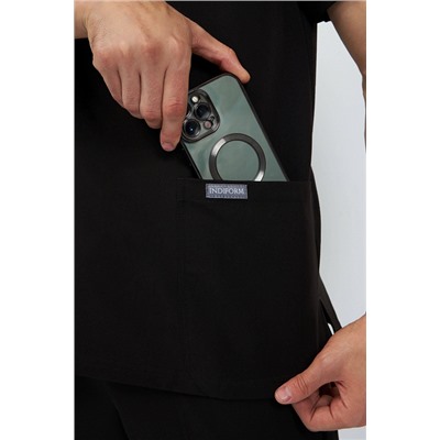 Топ медицинский мужской 6-77-15-1 / Curly 65 Rich black