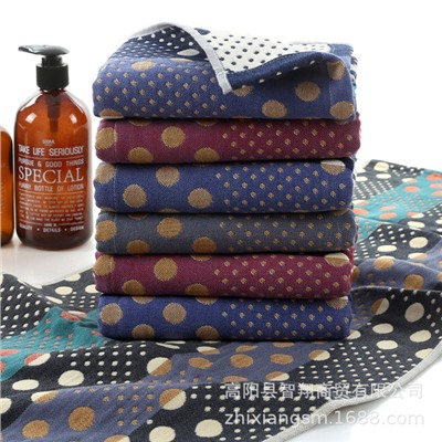Zhiyang New Product Avi bamboo cotton four -layer colorful gauze noodle napkin breathable soft skin gauze towel wholesale