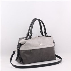 Сумка 110 мульти итальянский серо-черный ХИТ продаж