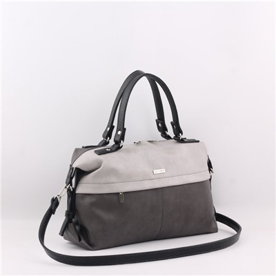 Сумка 110 мульти итальянский серо-черный ХИТ продаж