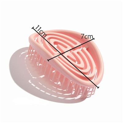 Расческа массажная компактная распутывающая 11*7 см.