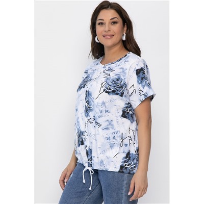 Блуза Велес (синяя) Б13758-20М