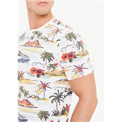 Island Print T-Shirt