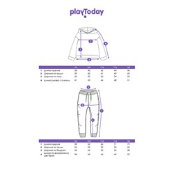 Комплект для девочки: толстовка, брюки