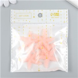 Декор для творчества пластик «Оранжевая морская звезда», сахарная, 3.8×0.5×3.8 см