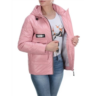 8267 PINK Куртка демисезонная женская BAOFANI (100 гр. синтепон)