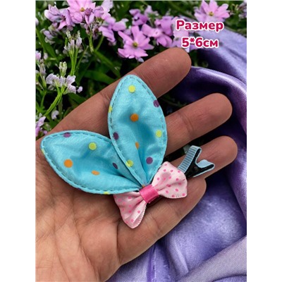 Зажим для волос детский "Уточка с ушками" УТ6 модель 2