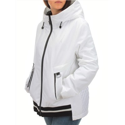H9270 WHITE Куртка демисезонная женская (100 гр. синтепон)