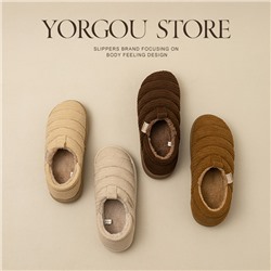 Antibacterial demi-season non-slip footwear indoor, keep warm slippers platform