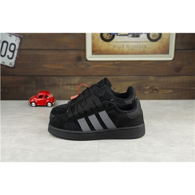 Зимние Adidas Campus из натуральной замши