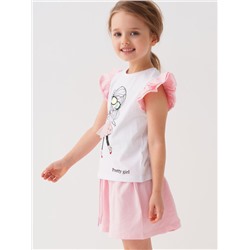 Комплект для девочки: футболка, шорты