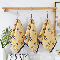 Gauze cartoon children's sweat towel, wholesale