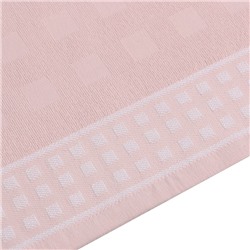 Полотенце махровое LoveLife "Square" 50х90 см, цвет бледно-розовый, 100% хл, 380 гр/м2
