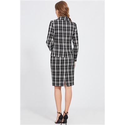 Юбка Bazalini 4821 чёрный клетка