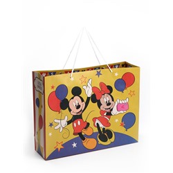 Пакет подарочный крафт Happy Birthday,40×31×11.5 см,