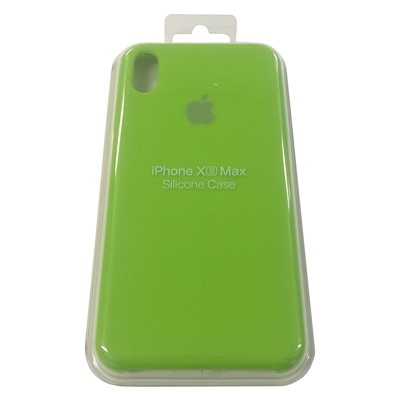 Силиконовый чехол для iPhone XS MAX лайм