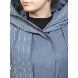 9016 GRAY/BLUE Ветровка женская (60% полиэстер, 40% хлопок)